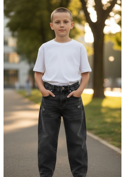 Erkek Çocuk Regular Pamuklu Denim Pantolon Jean