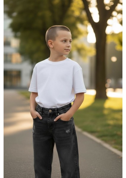 Erkek Çocuk Regular Pamuklu Denim Pantolon Jean fiyatları