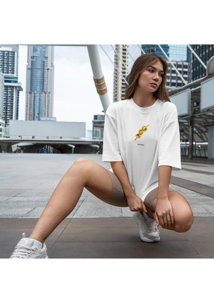 Extra Dirty Oversize Tişört - Beyaz fiyatları