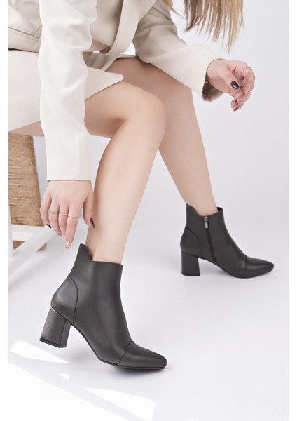 Hakiki Deri Kadın Deri Bot TRC102-1925 fiyatları