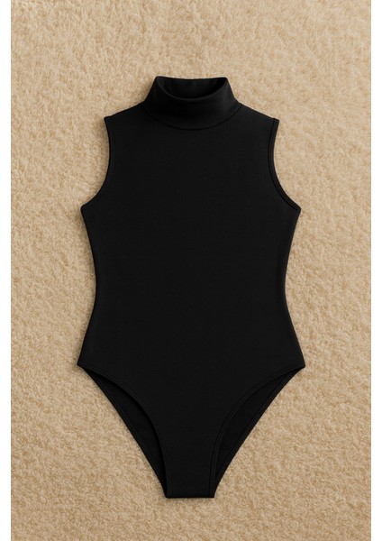 Kadın Pamuklu Likralı Penye Kolsuz Boğazlı 2'li Çıtçıtlı Body W6K1K8T4KA modelleri