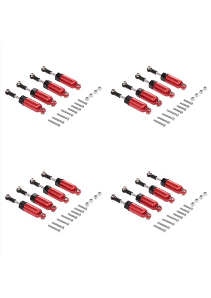 16pcs WPL için Alaşım Şok Emicisi 1 16 Henglong C-14 C-24 Pikap Paletli Yarım Kamyon RC Araba Yedek Parçaları Kırmızı (Yurt Dışından) fırsatları