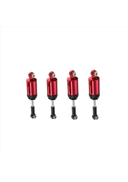 16pcs WPL için Alaşım Şok Emicisi 1 16 Henglong C-14 C-24 Pikap Paletli Yarım Kamyon RC Araba Yedek Parçaları Kırmızı (Yurt Dışından)