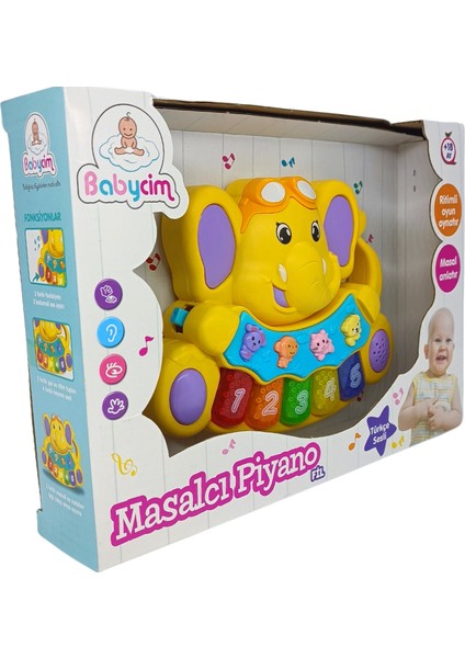 Türkçe Masalcı Fil Piyano 855-31A-24 fiyatları