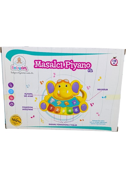 Türkçe Masalcı Fil Piyano 855-31A-24 fırsatları