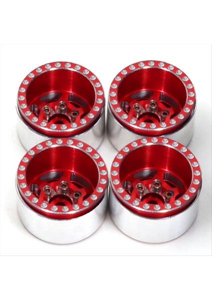 1 0 inç metal beadlock tekerlek göbek tekerlek jant 1/18 RC paletli araba traxxas trx4-m savunucusu bronco scx24 rc parçaları (Yurt Dışından)