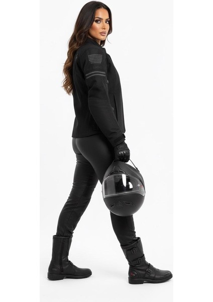 Lyon Siyah 4 Mevsim Kadın Motosiklet Montu fiyatları