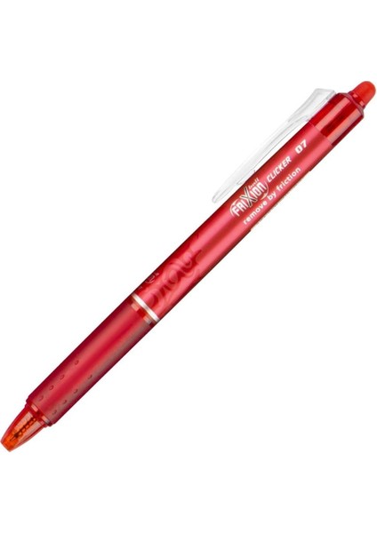 Tükenmez Kalem Frixion Clicker Bilye Uç Silinebilir 0.7 mm Kırmızı Blrt-Fr7-R