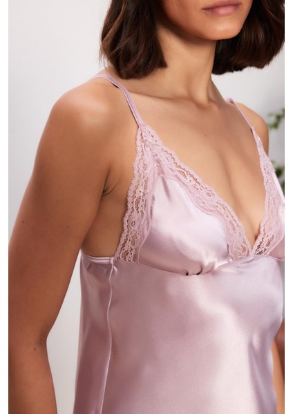 Saten Dörtlü Gelin Çeyiz Seti - 7010 Rose