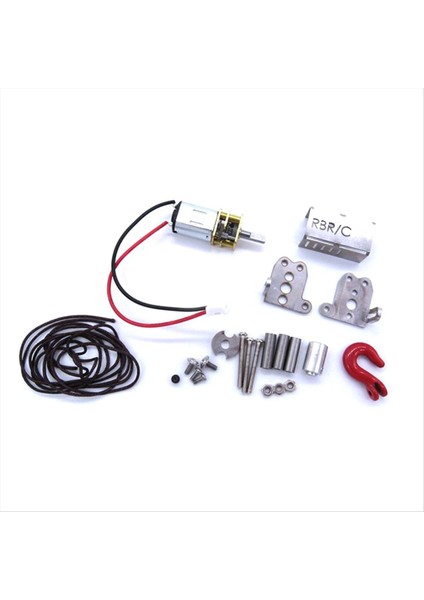 WPL C14 C24 C34 MN D90 MN99S JJRC için Kontrol Kablosu ile Metal RC Otomatik Vinç 1/14 1/14 1/16 RC Araba Yükseltme Parçaları (Yurt Dışından)