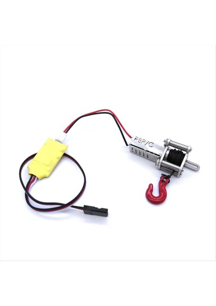 WPL C14 C24 C34 MN D90 MN99S JJRC için Kontrol Kablosu ile Metal RC Otomatik Vinç 1/14 1/14 1/16 RC Araba Yükseltme Parçaları (Yurt Dışından)