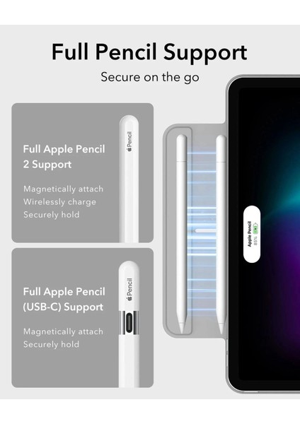 Apple iPad Pro 11 M4 2024 Çıkarılabilir Manyetik Kapaklı Rebound Magnetic Kılıf