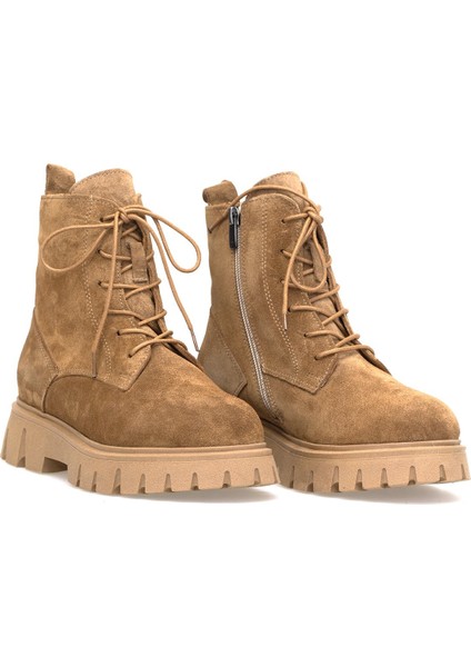 Elit Dravelle Kadın Hakiki Süet Deri Klasik Bot Camel fırsatları