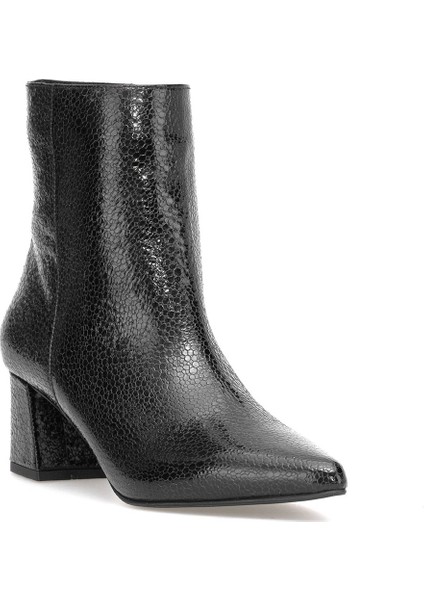 Elit Arabella Kadın Hakiki Rugan Deri Klasik Topuklu Bot Siyah fiyatları