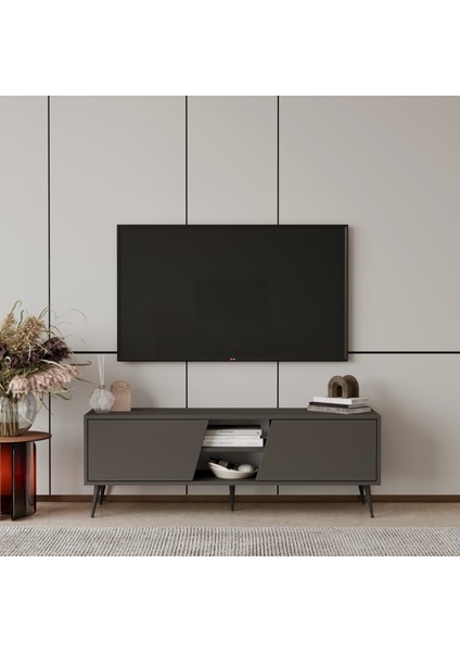 Roma Çapraz Kapaklı Mdf Tv Ünitesi