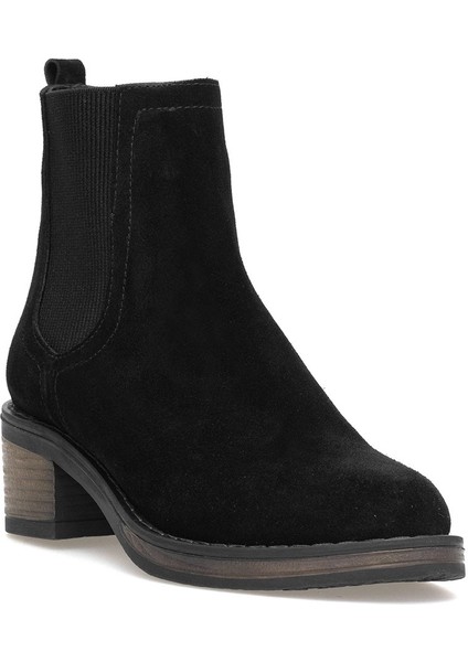 Elit Evelindra Kadın Hakiki Süet Deri Chelsea Bot Siyah fiyatları