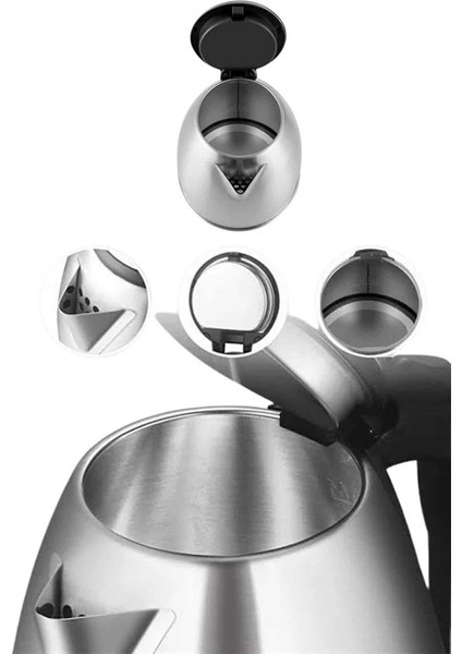 Çelik Su Isıtıcı Kettle Dayanıklı Paslanmaz Çelik Uzun Ömürlü modelleri