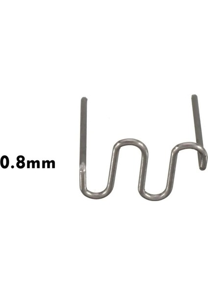 100 Adet 0.8mm Tampon Plastik Parça Tamir Için Zımba Teli fırsatları