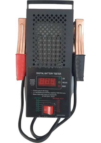 OMEGA 12 Volt Dijital Akü Test Cihazı