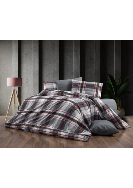 Çift Kişilik Lastikli Çarşaflı 4 Yastıklı Nevresim Takımı