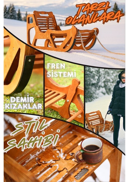 Ahşap Kar Kızağı fırsatları