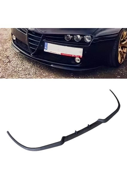 Alfa Romeo 159 Uyumlu Evrensel Universal 3 Parça Cupra Kupra Ön Ek Tampon Dili Lip Esnek Karlık