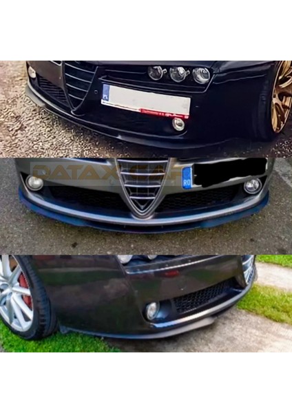 Alfa Romeo 159 Uyumlu Evrensel Universal 3 Parça Cupra Kupra Ön Ek Tampon Dili Lip Esnek Karlık fiyatları