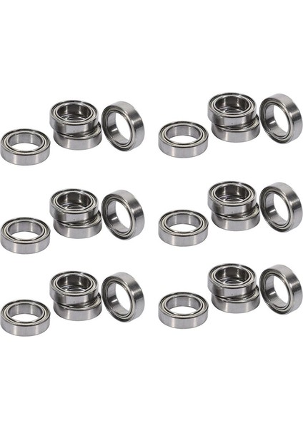 JLB Racing Cheetah 1/10 Fırçasız RC Araç Parçaları Aksesuarları için 24 PCS Top Rulman (10x15x4mm) (Yurt Dışından)