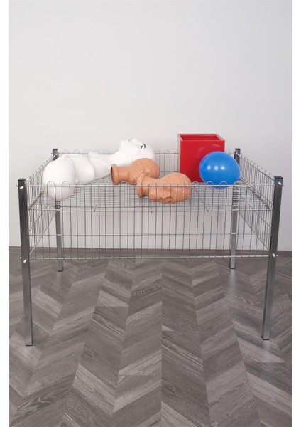 80*120 cm Profil Ayaklı Krom Sepet modelleri