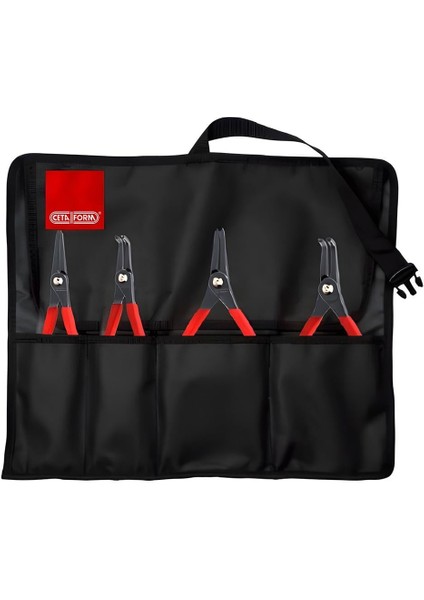 Segman Pense Takımı Deri Çantalı 4 Parça