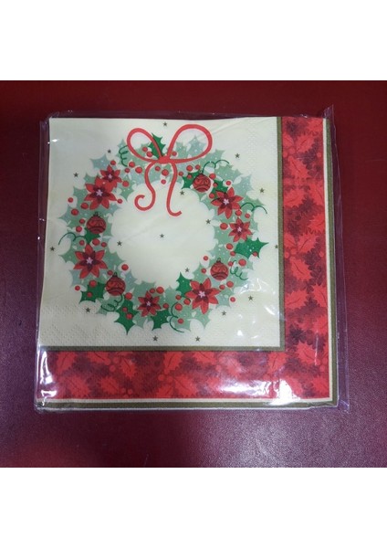 17X17CM 20'li Peçete Home Desenli Çok Şık Hediyelik