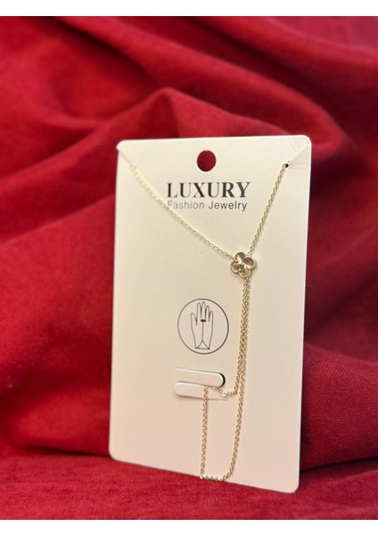 14 Ayar Altın Kaplama Renginde Ayarlanabilir Yonca Şahmeran Modeli fiyatları