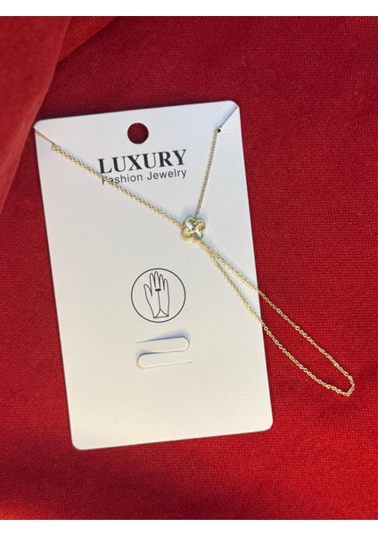 14 Ayar Altın Kaplama Renginde Ayarlanabilir Yonca Şahmeran Modeli fırsatları