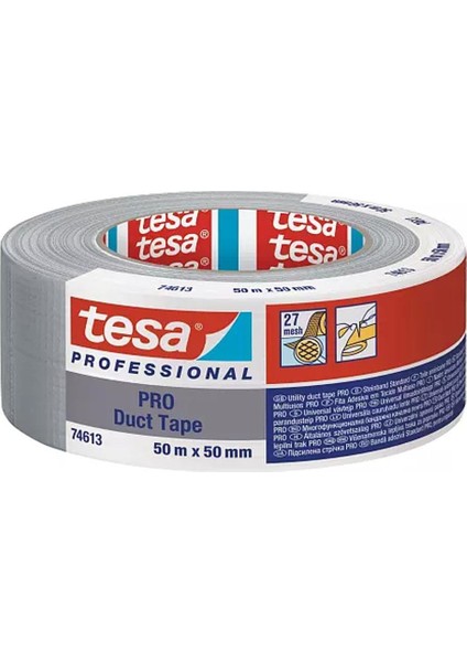 Pe Kaplı Duct Bant 27 Mesh Gri 50X50 74613