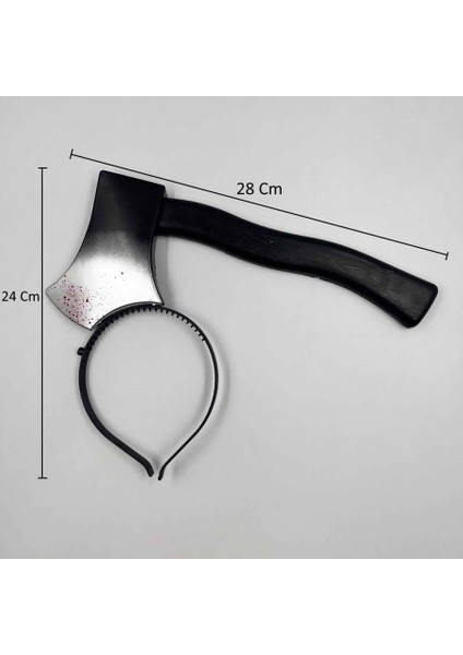 Halloween Cadılar Bayramı Balta Modeli Taç Korku Aksesuarı fiyatları