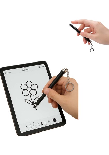 Touchpen Kalem Anahtarlık Dokunmatik Uç Küçük Kalem (Telefon Tablet Vb. Dokunmatik Ekran Kalemi) indirimleri