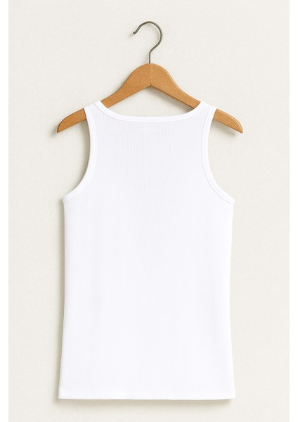 Erkek %100 Pamuklu Beyaz 2'li Double Ribana Kaşkorse Atlet W2İ2K3L0KK indirimleri