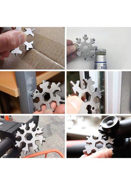 19 In 1 Çok Fonksiyonlu Çelik Alyan Tornavida Açacak Kar Tanesi Anahtarlık fiyatları