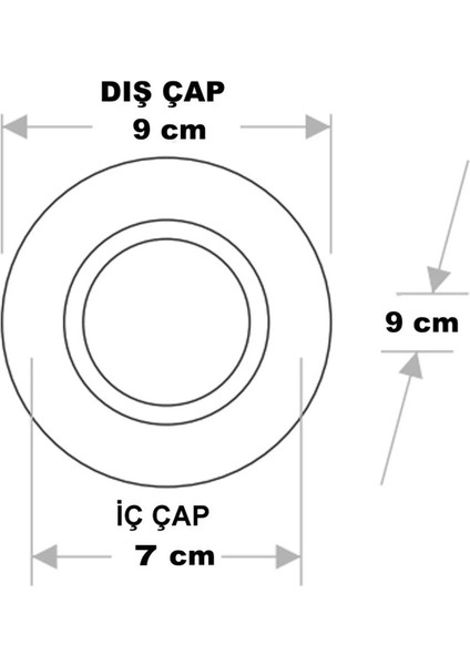 7W 3 Renkli (Beyaz, Gün Işığı, Ikisi Bir Arada) Siyah Gold LED Spot Lamba 15 Adet fırsatları