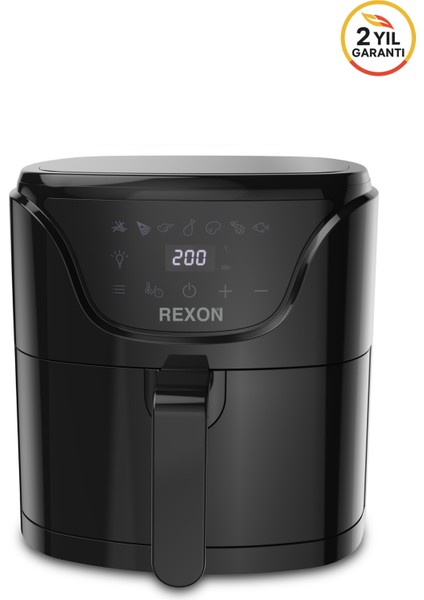 Air Fryer Yağsız Fritöz 5 Litre Geniş Hacim Airfryer Dijital Ekran Akıllı Pişirme Yapışmaz Zemin indirimleri