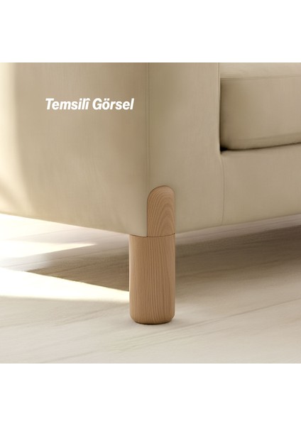 Mobilya Kanepe Koltuk Baza Yükseltme Ayağı Kayın Bej Renk Sert Plastik Ayak 15 cm 4 Adet fiyatları