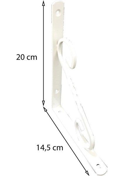 Ferforje Raf Altı No:2 Beyaz