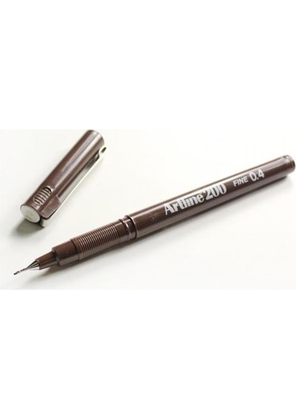 Fineliner 0.4 mm Koyu Kahverengi EK-200N