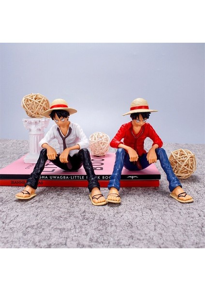 One Piece Young Monkey D. Luffy Anime Figürü One Piece Figür Luffy Figür Oturan Monkey D.luffy Figür indirimleri