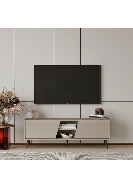 Roma Çapraz Kapaklı Mdf Tv Ünitesi