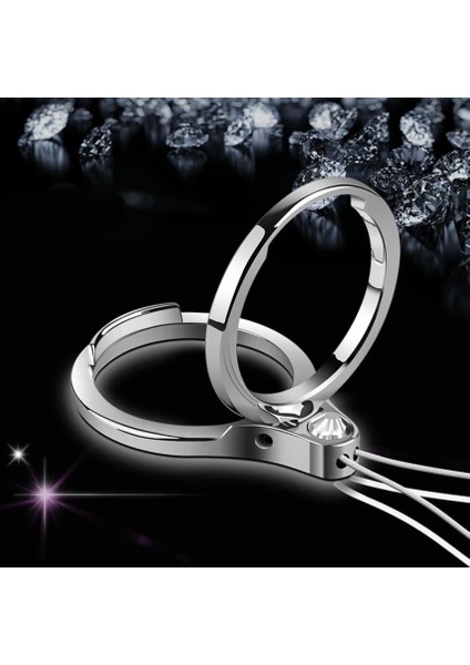 Elmas Işlemeli Standlı Yüzük Telefon TUTUCU-(5775) - N041J483-M67041 fırsatları