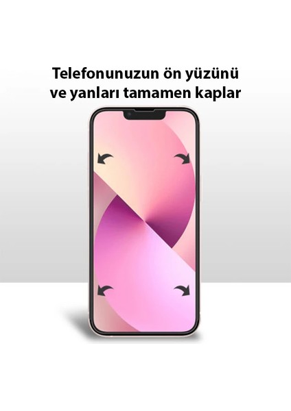 iPhone 13 6.1 Film Ön Arka Full Koruyucu Nano Hidrojel Koruyucu SET-(5775) - N857J072-M01857 fiyatları