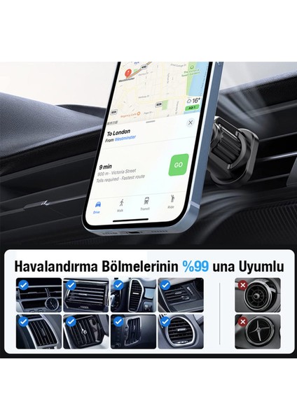 Ally ML-223 Magsafe Araç Içi Telefon TUTUCU-(5775) - N599J252-M38599