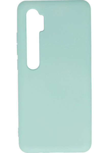 Xiaomi Mi Note 10 Lite Kılıf Nano Içi Kadife Silikon - TURKUAZ-(5796) - N562J505-M39562