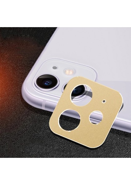 iPhone 11 6.1 3D Metal Kamera Koruyucu Metal LENS-(5775) - N957J399-M60957